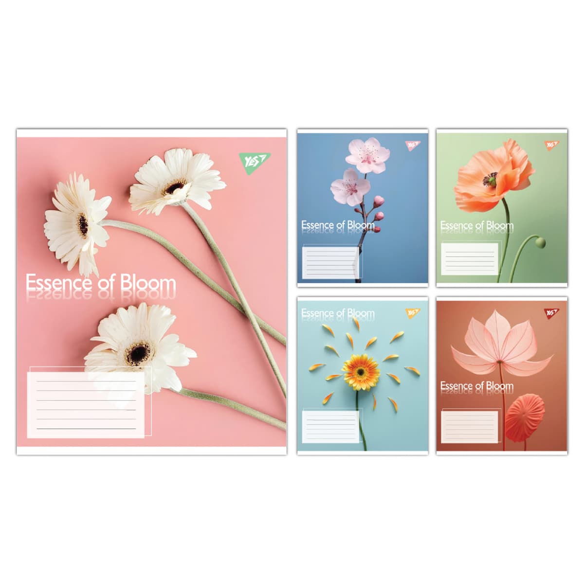 Зошит 18арк. лін. YES Essence of Bloom №767716 — купити | Канцелярський Сад