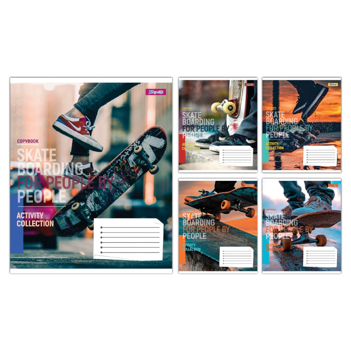 Зошит 24арк. лін. 1В Skateboarding №768174 — купити | Канцелярський Сад