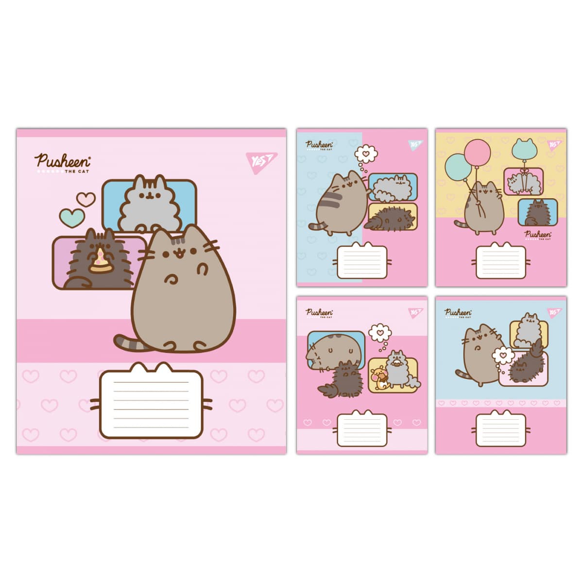 Зошит 12арк. лін. YES Pusheen Funny №767603 — купити | Канцелярський Сад