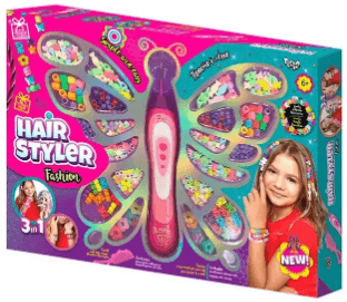 Набір креативної творчості "Hair Styler. Fashion" метелик maxi №HS-01-01/DankoToys — фото товару | Канцелярський Сад