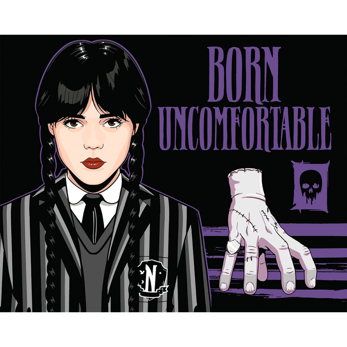 Картини по номерах "Santi" Wednesday. Born uncomfortable 40х50см №955041 — купити | Канцелярський Сад