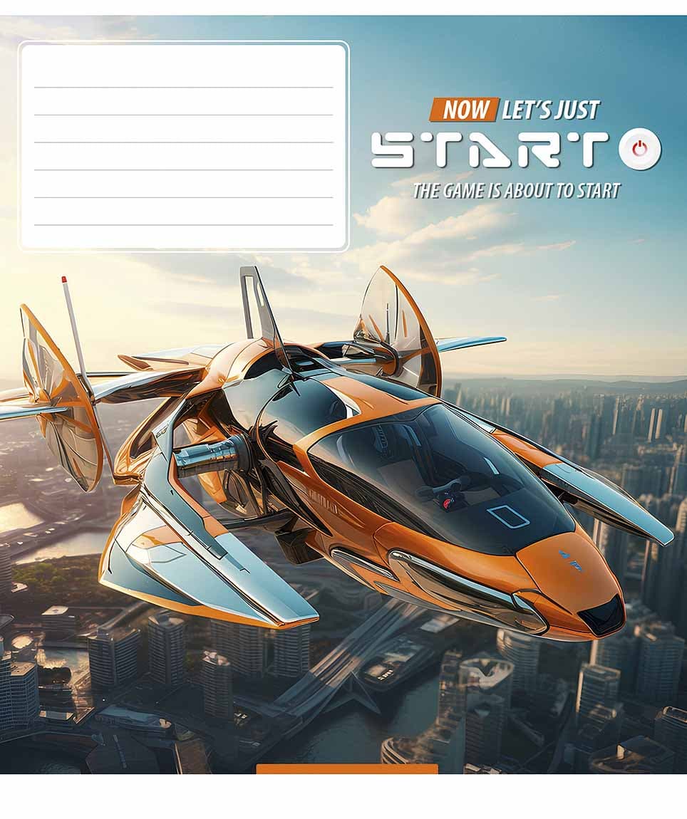 Зошит 12арк. кліт. Школярик "Let's start" ВД-лак №012-3411K — фото товару | Канцелярський Сад
