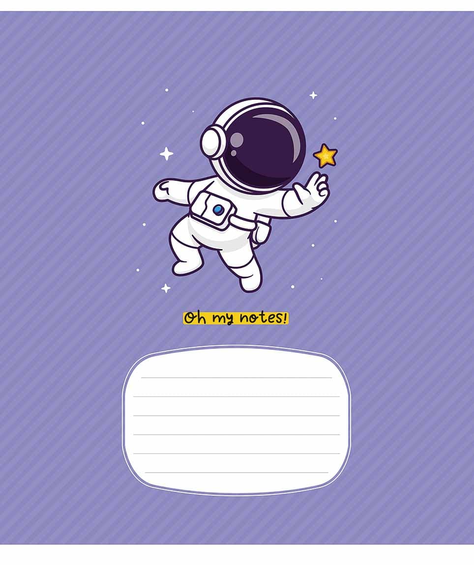 Зошит 12арк. кліт. Школярик "Oh My Notes" виб.УФ-лак №012-3425K — купити | Канцелярський Сад