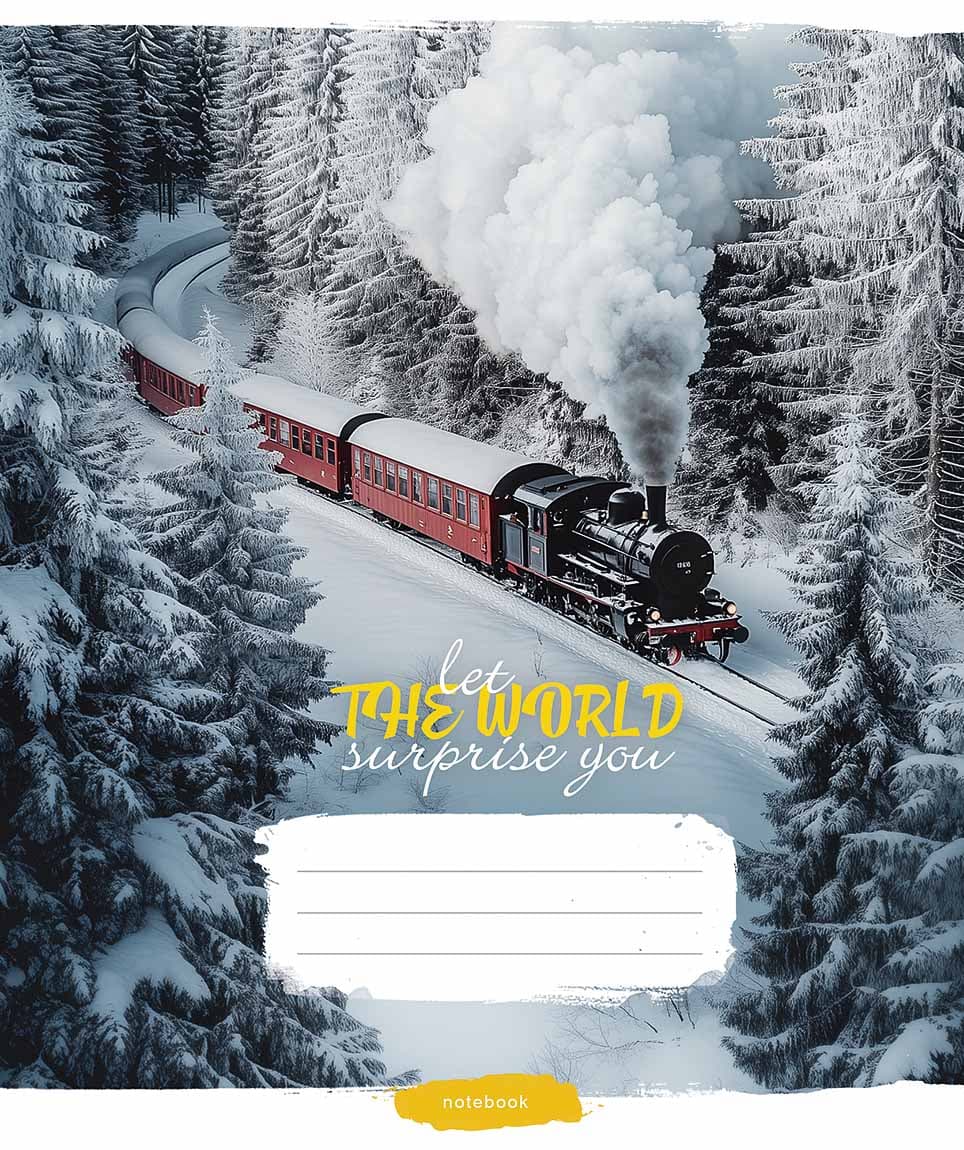 Зошит 60арк. лін. Школярик "Let the world surprise yo" ВД-лак №060-3548L — фото 4
