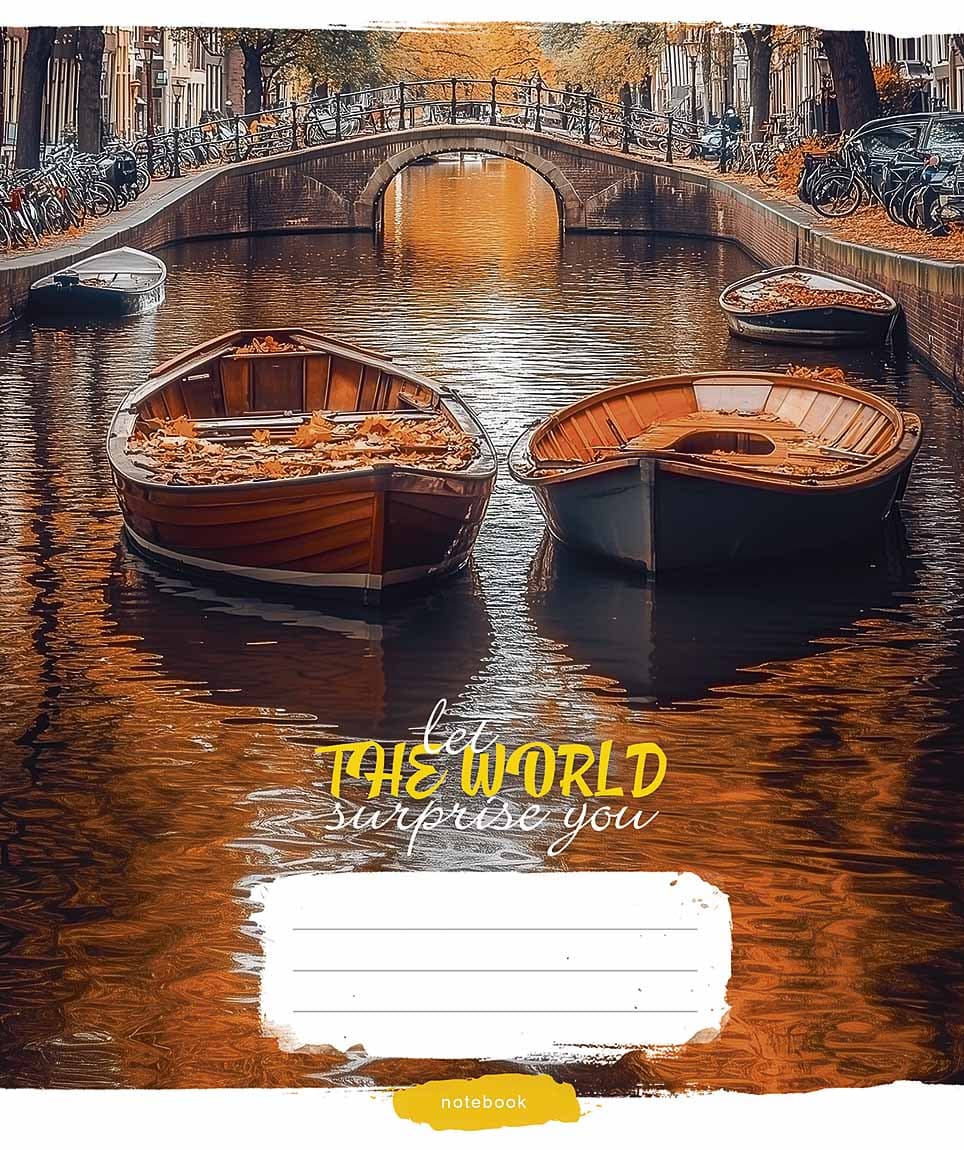 Зошит 96арк. лін. Школярик "Let the world surprise yo" ВД-лак №096-3548L — фото 6