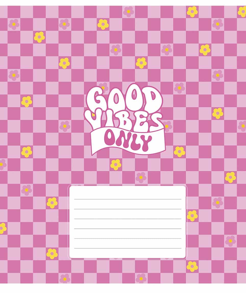 Зошит 18арк. кліт. Star "Good vibes only(дівч)" ВД-лак №018-3561K — фото 4