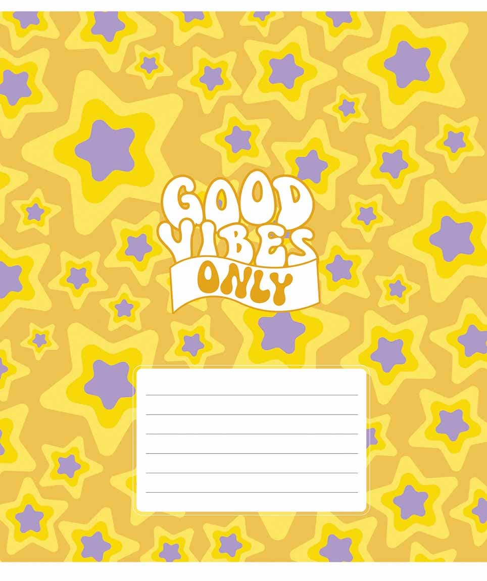 Зошит 18арк. кліт. Star "Good vibes only(дівч)" ВД-лак №018-3561K — фото 5
