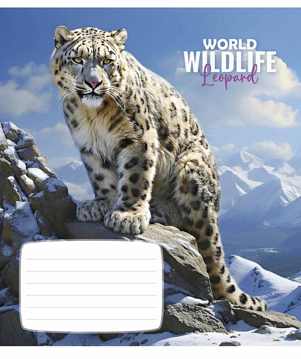 Зошит 18арк. лін. Школярик "Wildlife" ВД-лак №018-3679L — фото 4