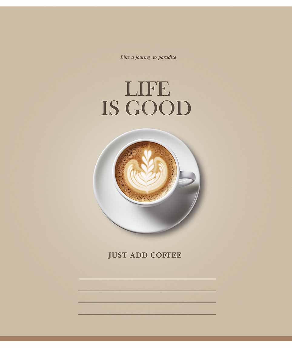 Зошит 48арк. лін. Школярик "Life is good" ВД-лак №048-3670L — купити | Канцелярський Сад