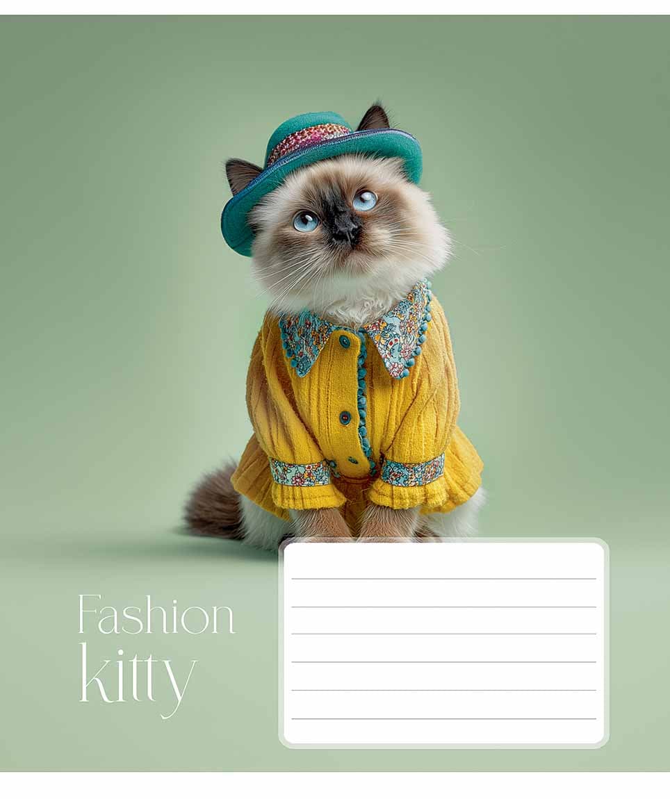 Зошит 18арк. лін. Star "Fashion pets" ВД-лак №018-3687L — фото 5