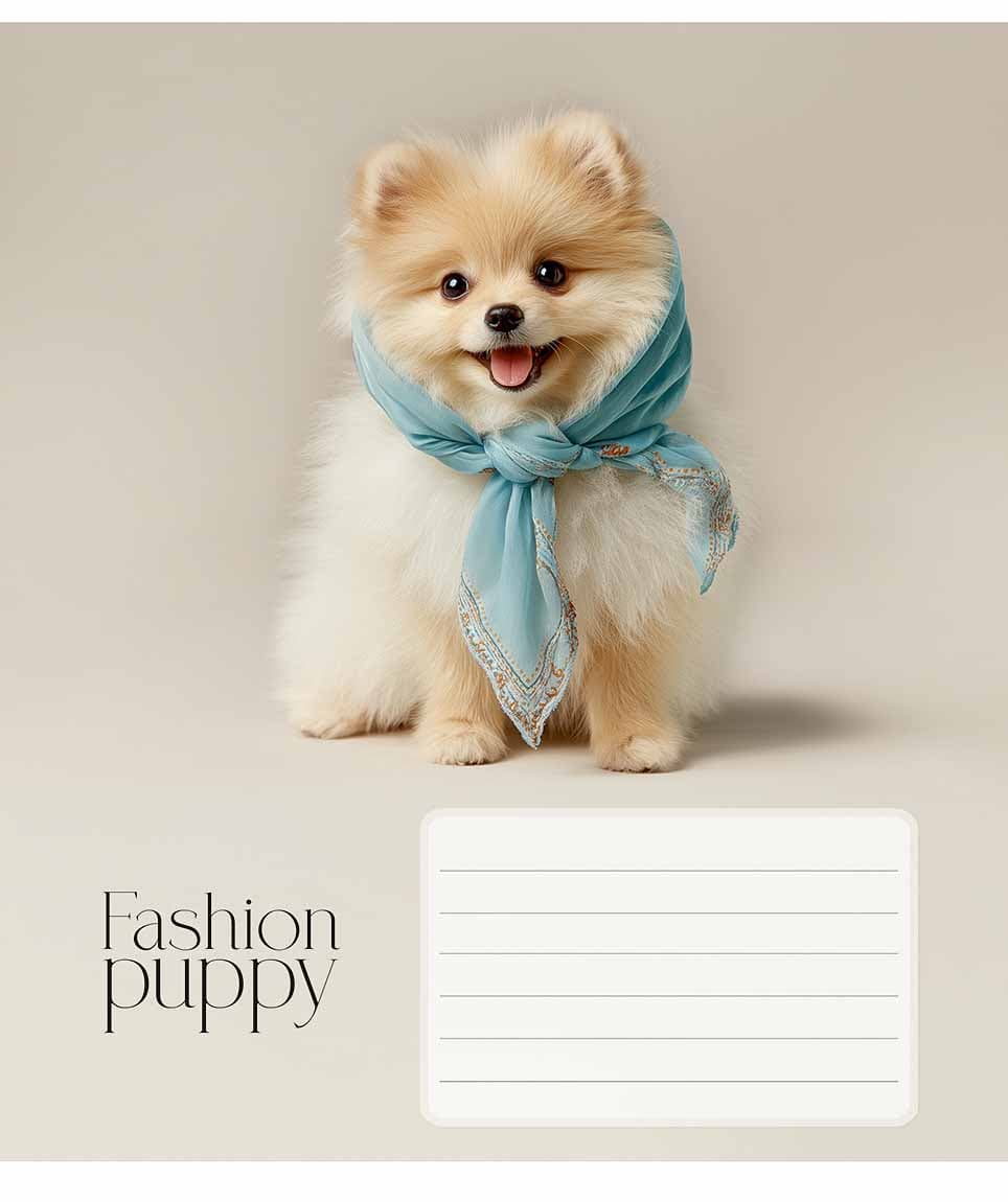 Зошит 18арк. лін. Star "Fashion pets" ВД-лак №018-3687L — фото 6