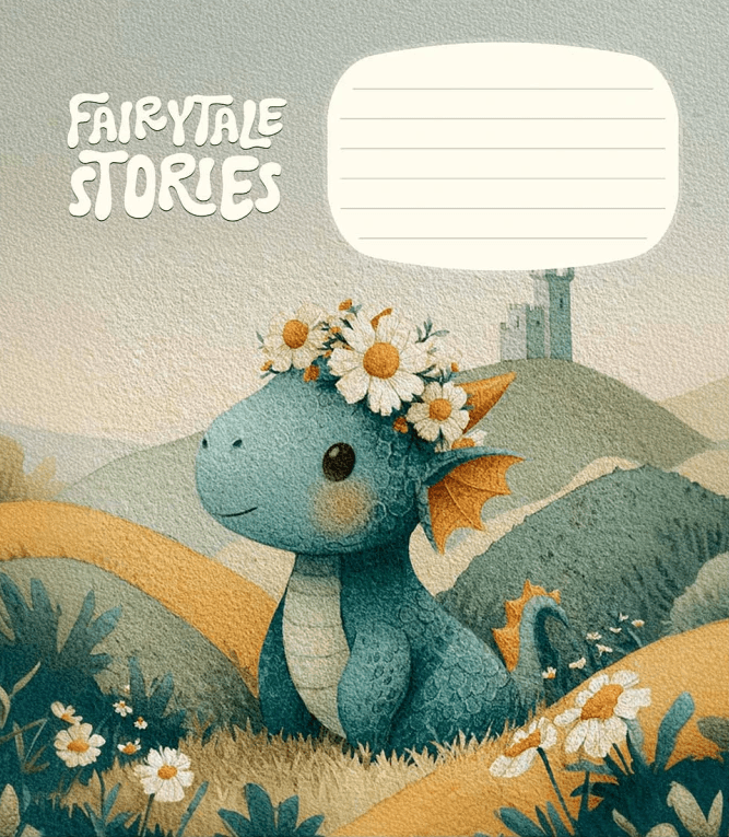 Зошит 12арк. кліт. Школярик "Fairytale Stories" ВД-лак №012-3755K — купити | Канцелярський Сад
