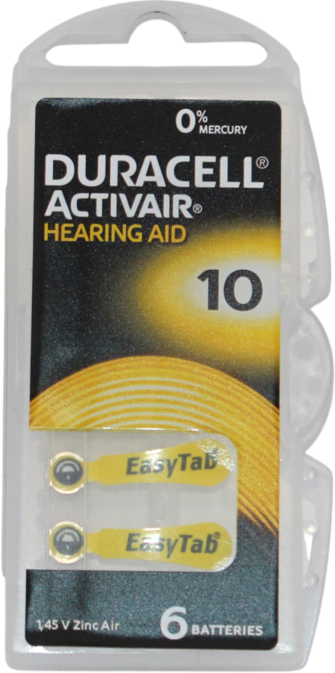 Батарейка Duracell Zinc Air HA10/6bl — купити | Канцелярський Сад