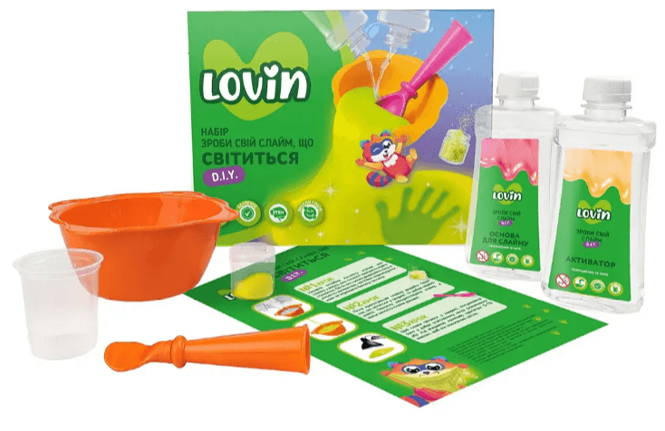 Набір "Lovin" Зроби Свій Слайм,що світиться №8000208 — фото 3