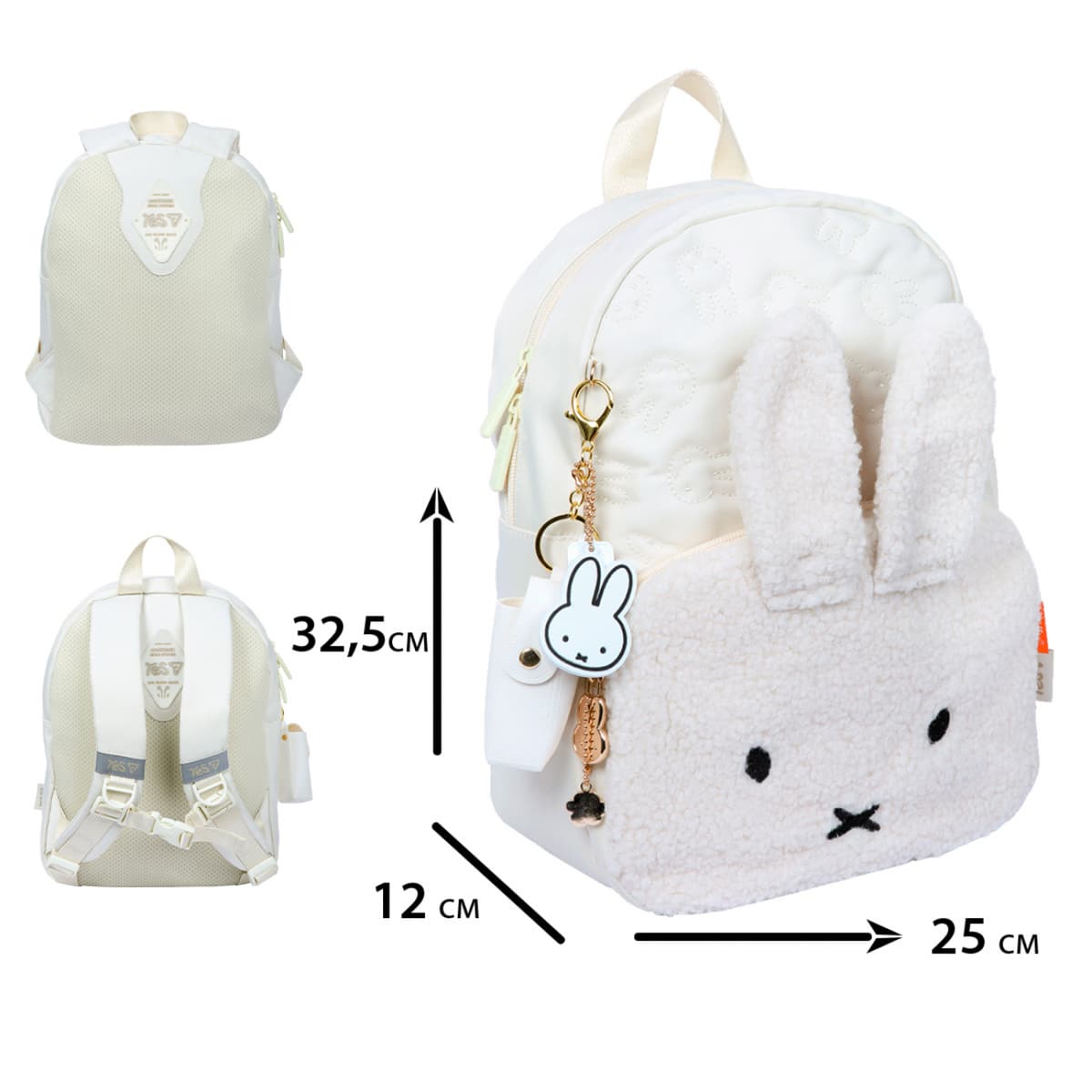 Рюкзак "Yes" K-47XS Р-26 Miffy Toy 1від.,3карм. №550596 — купити | Канцелярський Сад