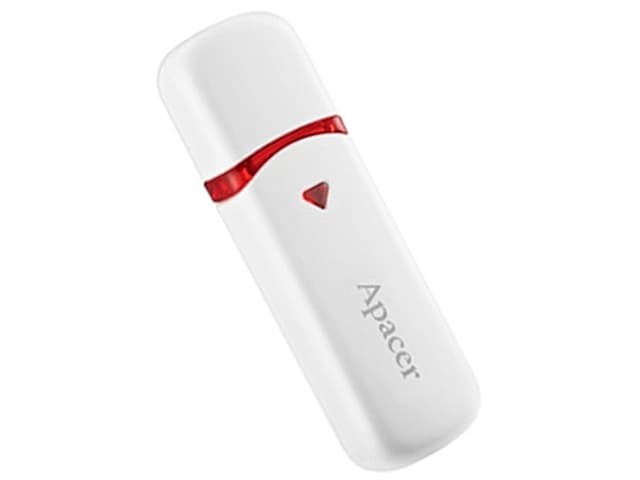 Флеш-пам`ять 64GB "Apacer" AH333/0714 USB2.0 white №0714 — купити | Канцелярський Сад