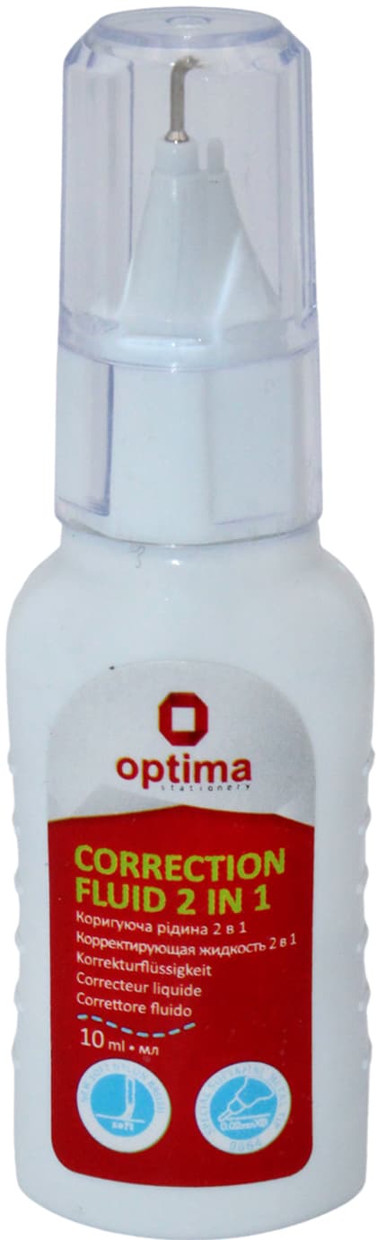 Коректор з пенз.+ручка "Optima" 10мл 2 в 1 №O41319 — фото 9