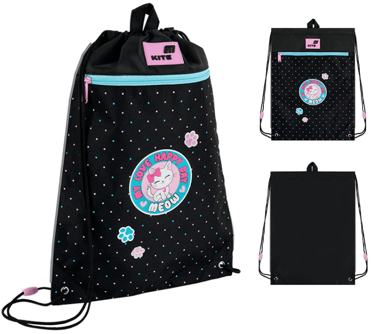 Сумка для взуття "Kite" Pretty Kitty 1від.1карм. №K26-601M-38 — купити | Канцелярський Сад