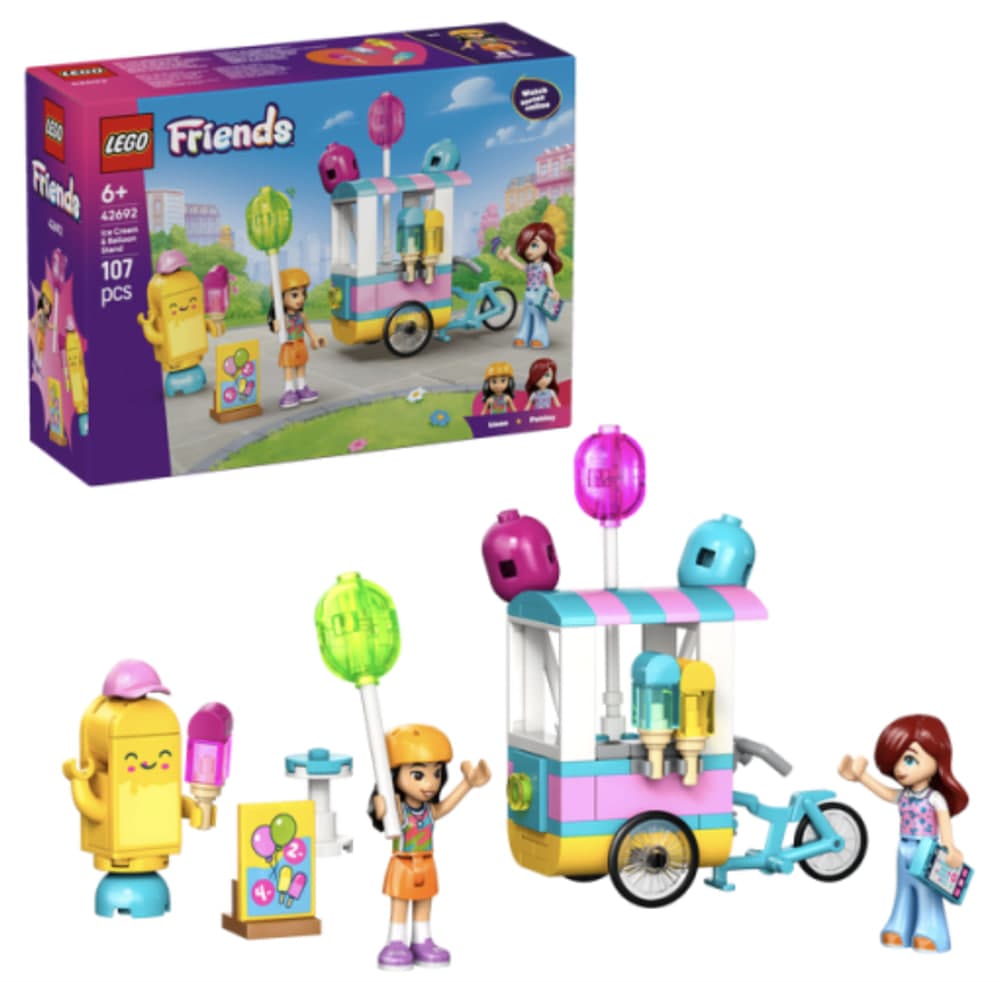 Конструктор "LEGO" Friends Конструктор Ятка з морозивом і повітряними кульками №L42692 — купити | Канцелярський Сад