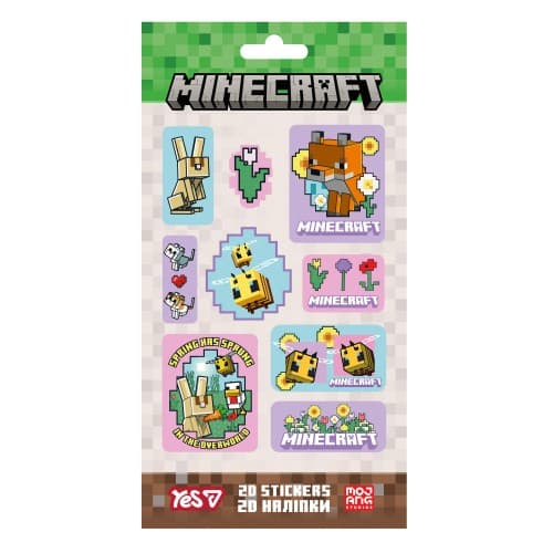 Наліпки 2D Yes "Minecraft. Spring Animals" 9шт №708534 — купити | Канцелярський Сад