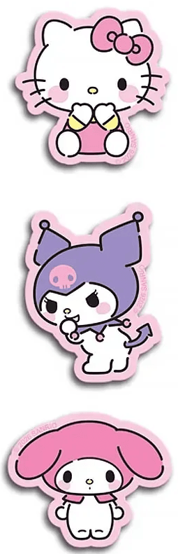 Бейдж "Kite" №HK26-3012-2 Hello Kitty на липучці, 3шт — купити | Канцелярський Сад