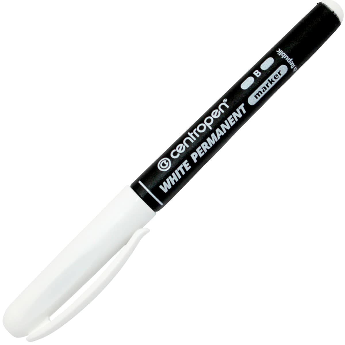 Маркер "Centropen" №2687/11 Permanent White 1-2,5мм білий — купити | Канцелярський Сад