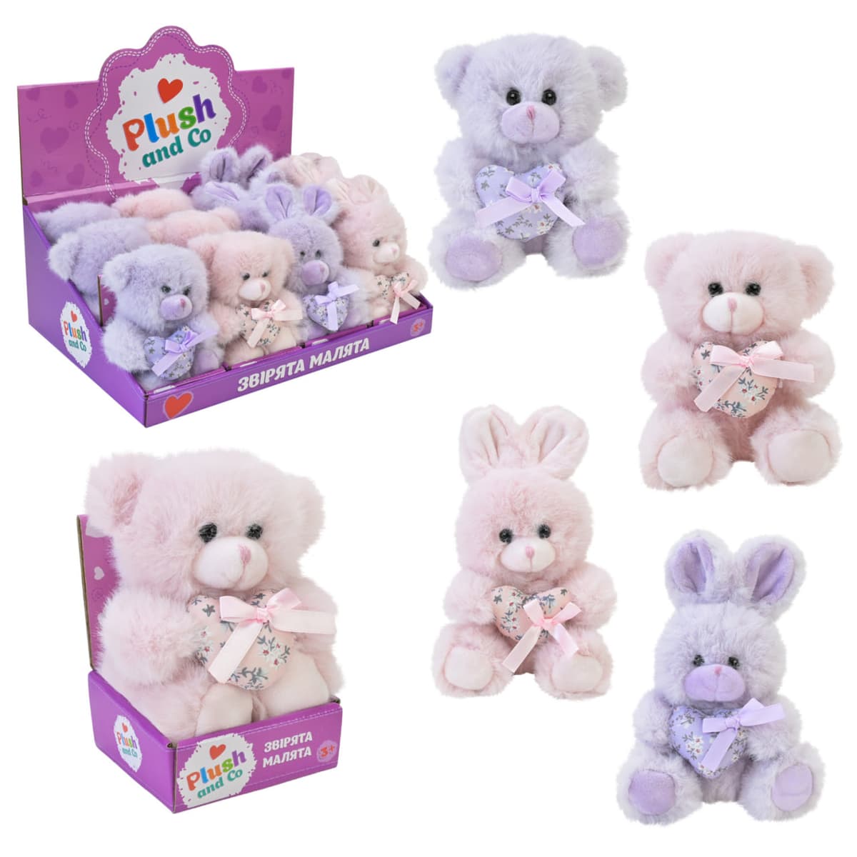 М'яка ігр. "Plush and Co" 13см, в кор38х26х14см №PLC25014(12)(144 КІ — фото товару | Канцелярський Сад