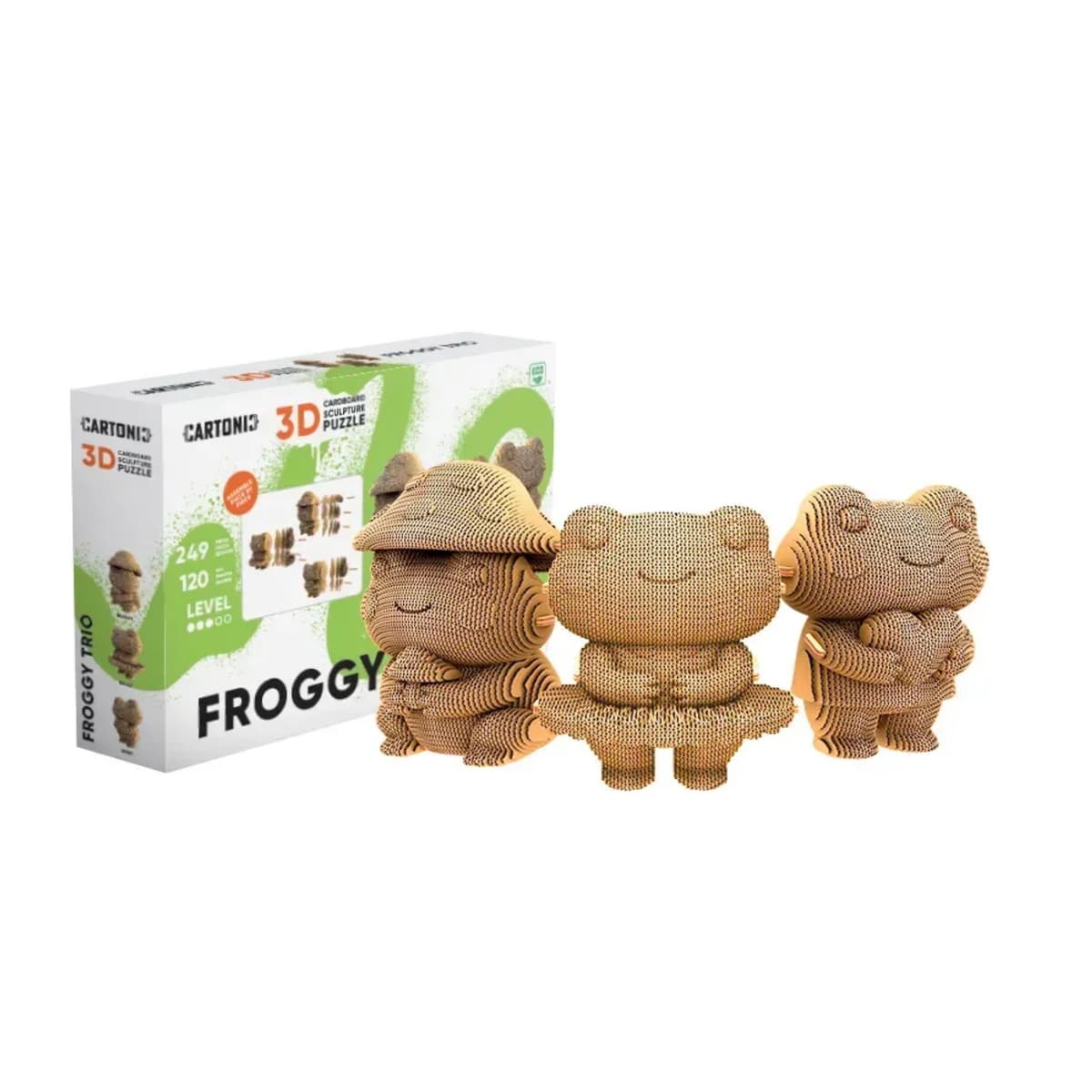 Пазли 3D "Cartonic" Froggy Trio — купити | Канцелярський Сад