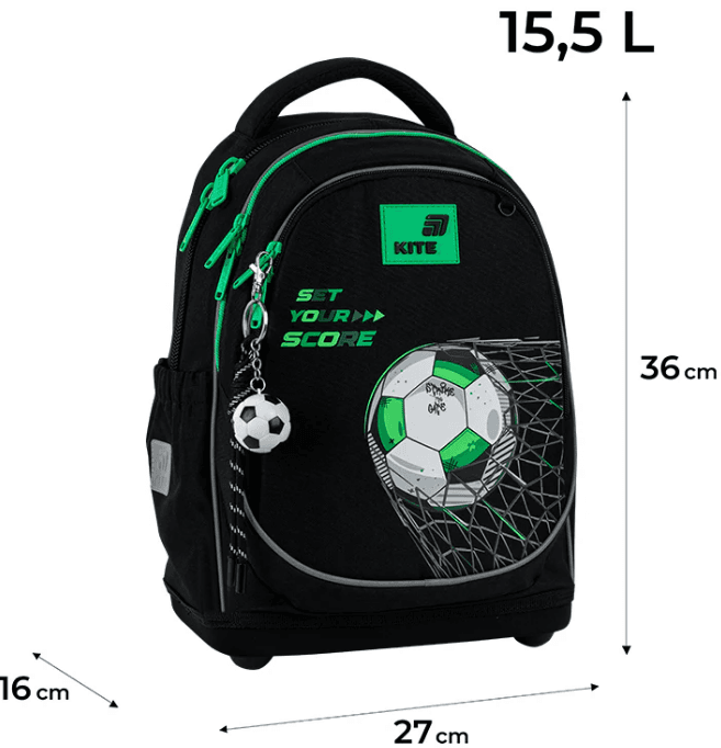 Рюкзак "Kite" Education Football 3від.,2карм. №K26-724S-3 — фото 11