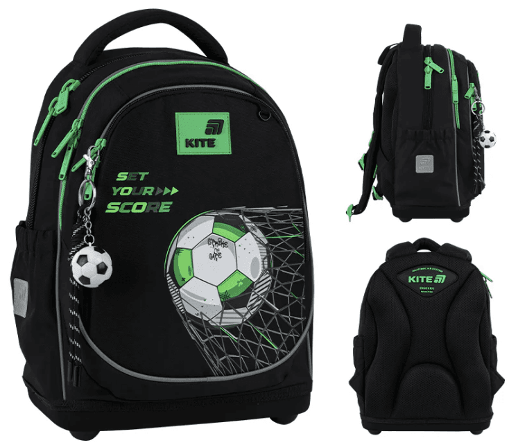 Рюкзак "Kite" Education Football 3від.,2карм. №K26-724S-3 — купити | Канцелярський Сад