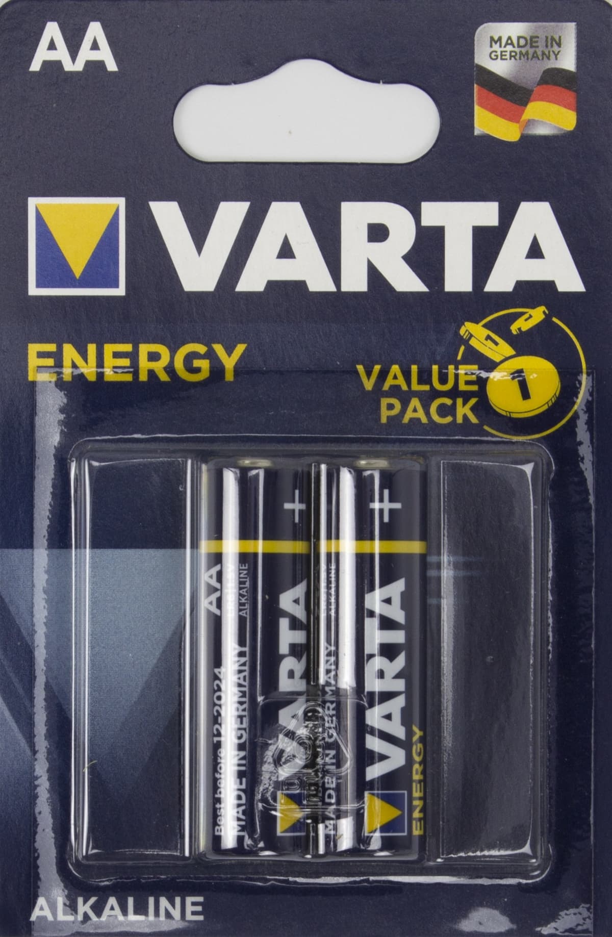 Батарейки Varta energy LR-06/блістер 2шт — купити | Канцелярський Сад