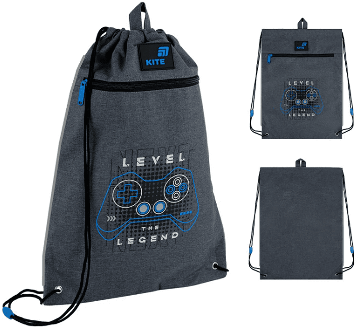 Сумка для взуття "Kite" Level UP 1від.1карм. №K26-601M-15 — купити | Канцелярський Сад