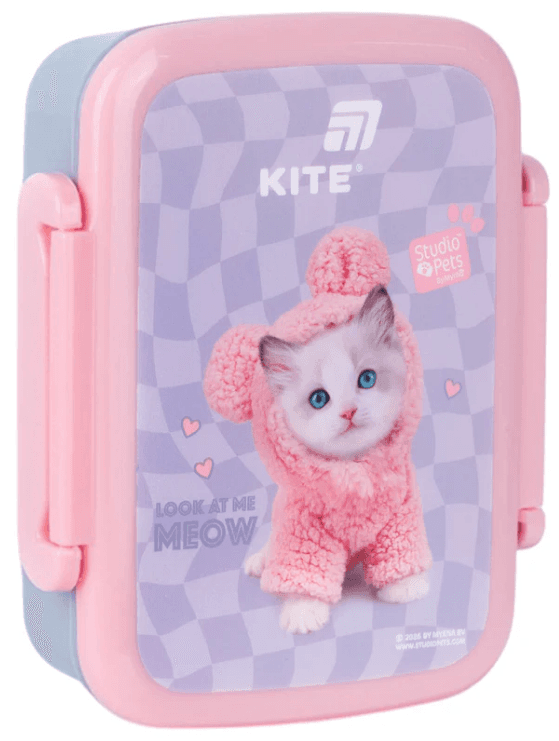 Ланч бокс пласт. "Kite" 420мл Studio Pets №SP26-160 — купити | Канцелярський Сад