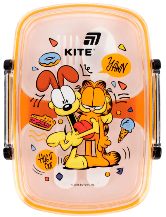 Ланч бокс пласт. "Kite" 750мл Garfield з наповненням №GF26-181 — фото 8