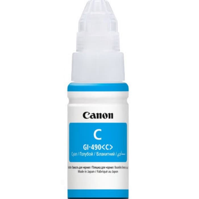 Чорнило Canon GI-490 Pixma G1400/G2400/G3400 70мл cyan — купити | Канцелярський Сад