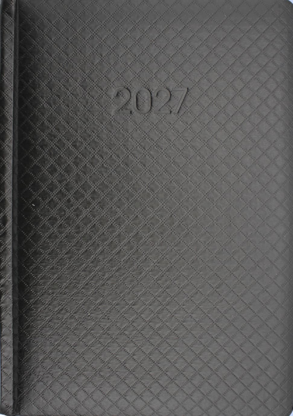 Щоден. А5 "Economix" дат2027 Клітинка чорний №E21609-01 — купити | Канцелярський Сад