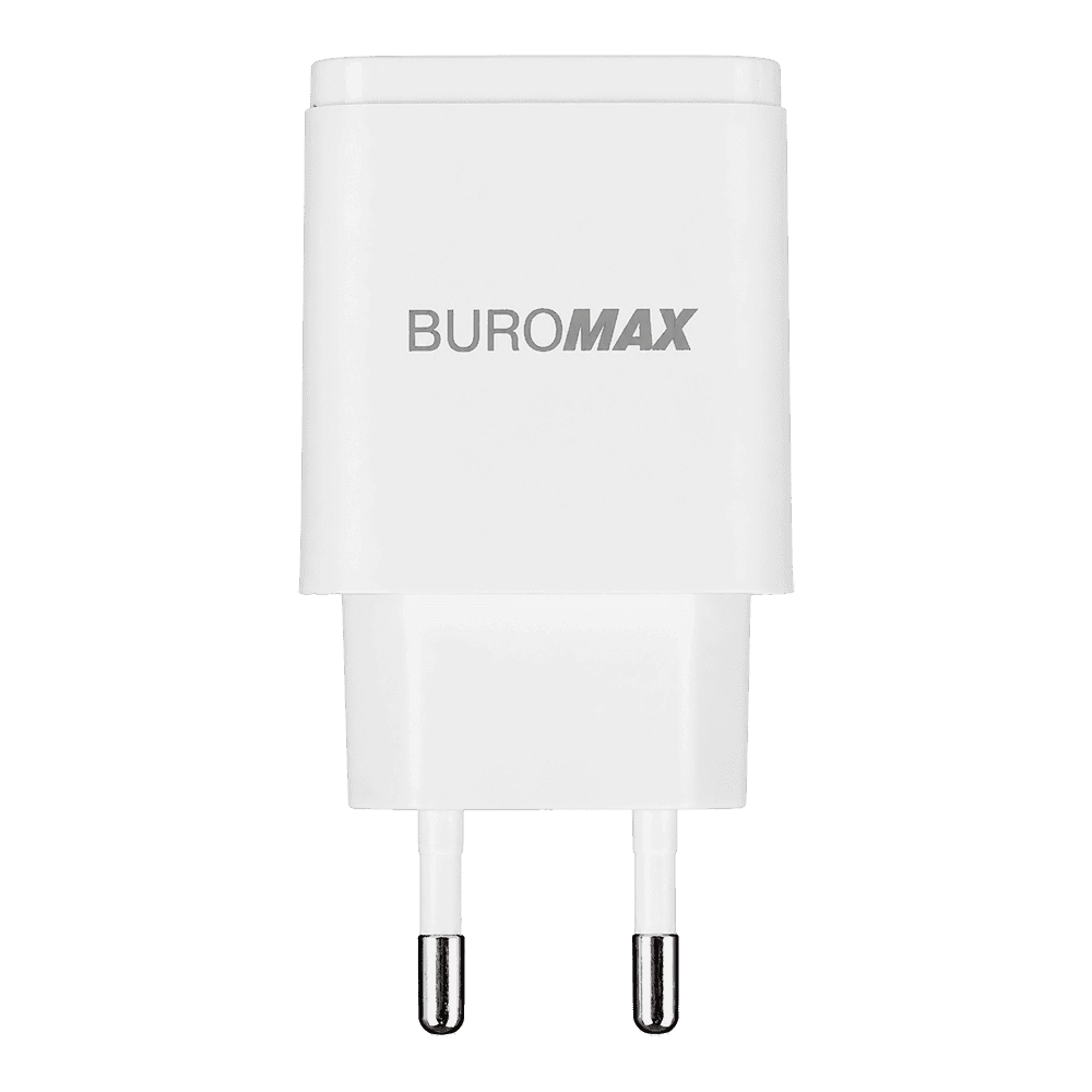 Зарядний пристрій Buromax №BM.0655 USB LED індикатор, білий — фото товару | Канцелярський Сад