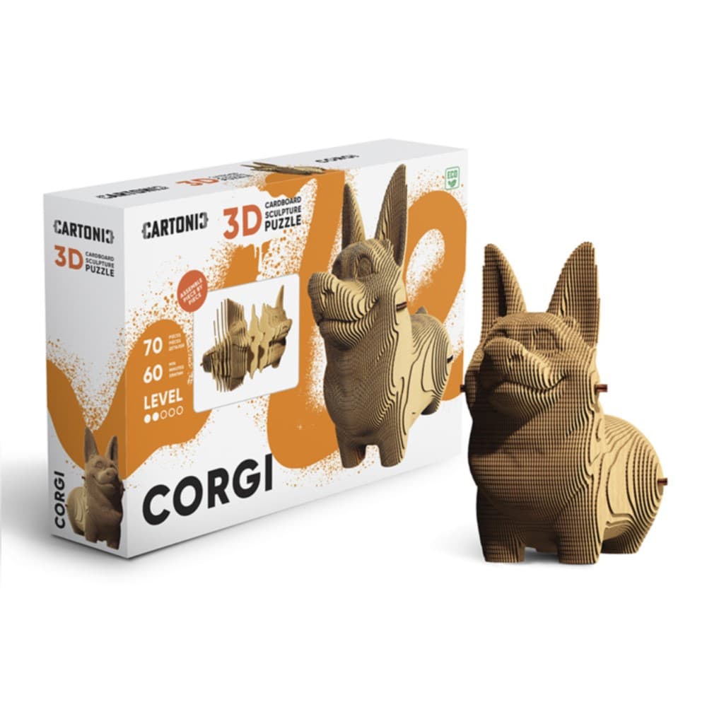 Пазли 3D "Cartonic" CORGI — купити | Канцелярський Сад