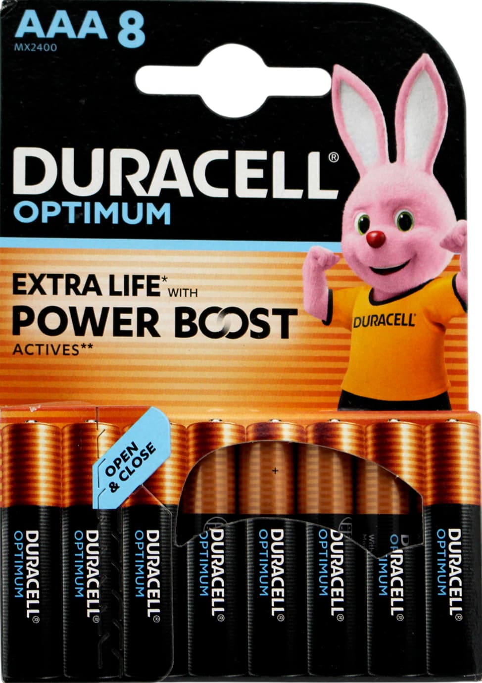 Батарейки Duracell Optimum LR-03/блістер 8шт — купити | Канцелярський Сад