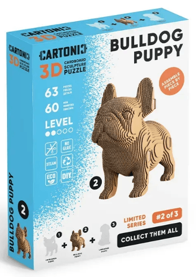Пазли 3D "Cartonic" Bulldog Puppy — купити | Канцелярський Сад