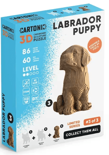 Пазли 3D "Cartonic" Labrador Puppy — купити | Канцелярський Сад