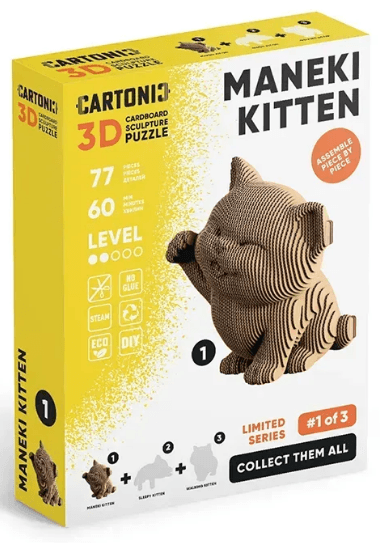 Пазли 3D "Cartonic" Maneki Kitten — фото товару | Канцелярський Сад