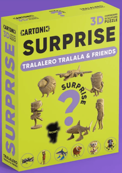 Пазли 3D "Cartonic" Surprise Tralalero Tralala & Friends — купити | Канцелярський Сад