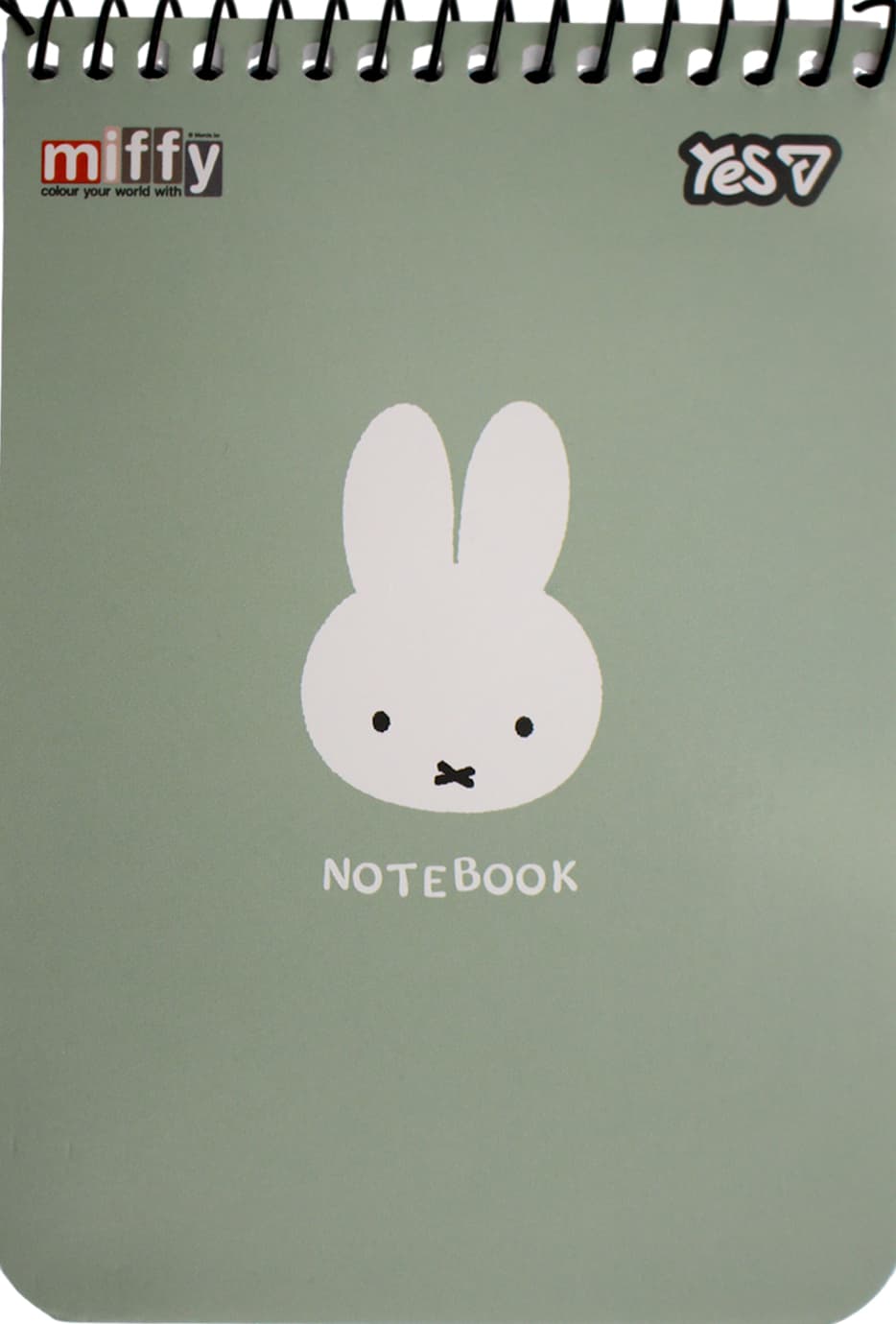Блокнот пруж. верх. А6 80арк. кліт. карт. My Miffy №152322/Yes — купити | Канцелярський Сад