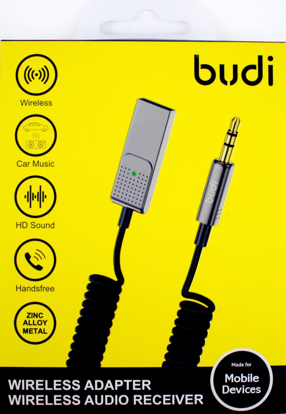 Bluetooth ресивер Budi DC228UA15B з функцією handsfree — фото 4