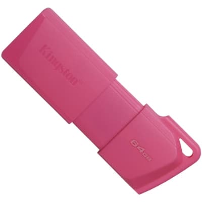 Флеш-пам`ять 64GB "Kingston" DT Exodia M USB3.2 neon pink — купити | Канцелярський Сад