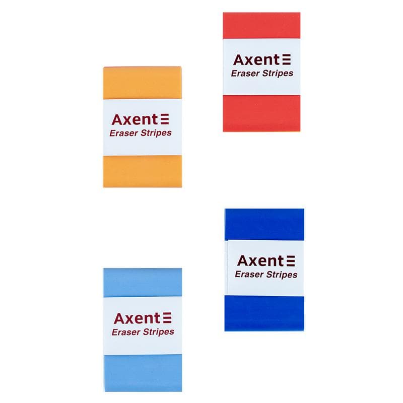 Гумка "Axent" Stripes м'яка №1178 — фото товару | Канцелярський Сад