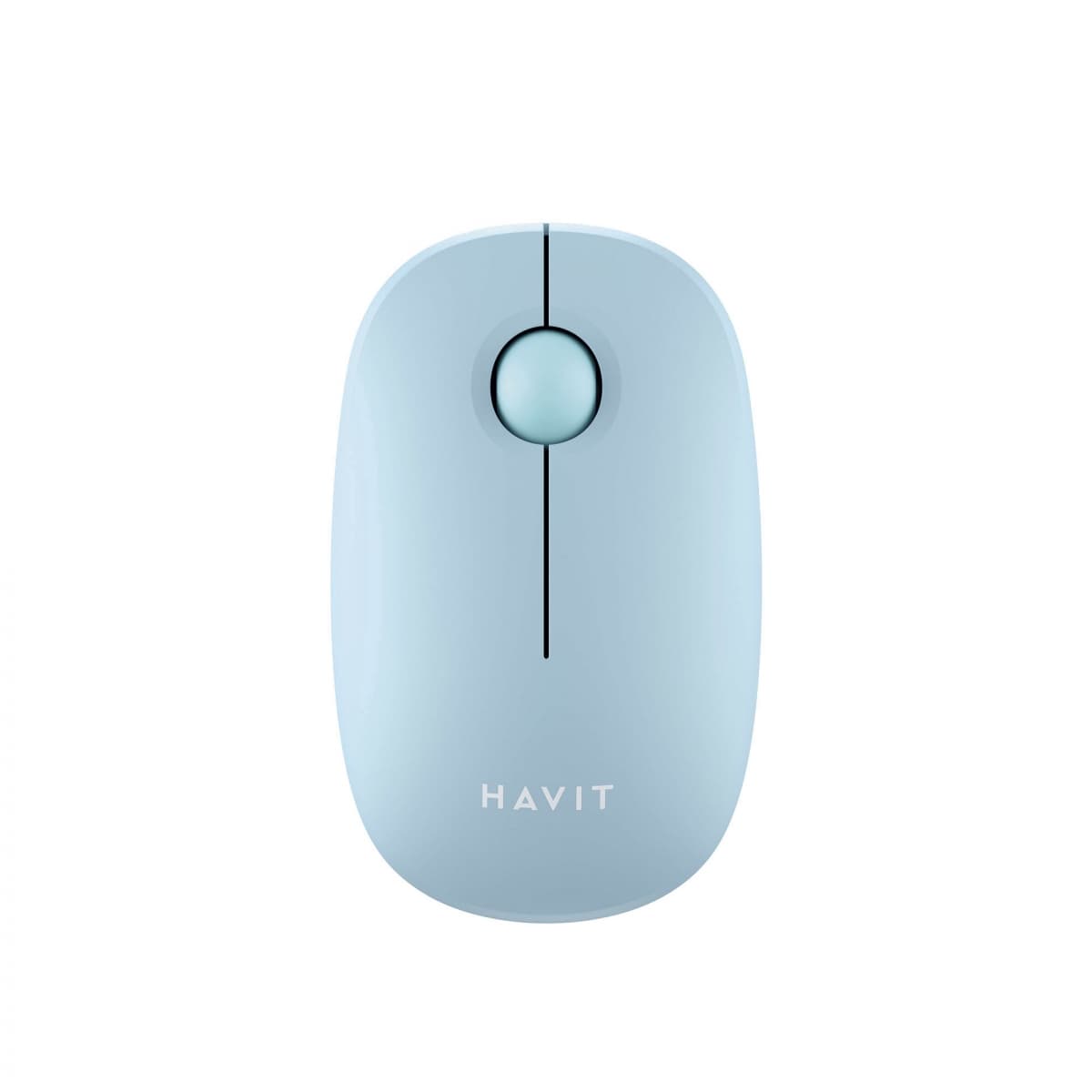 Мишка BT Havit HV-MS57GT USB light blue — фото товару | Канцелярський Сад