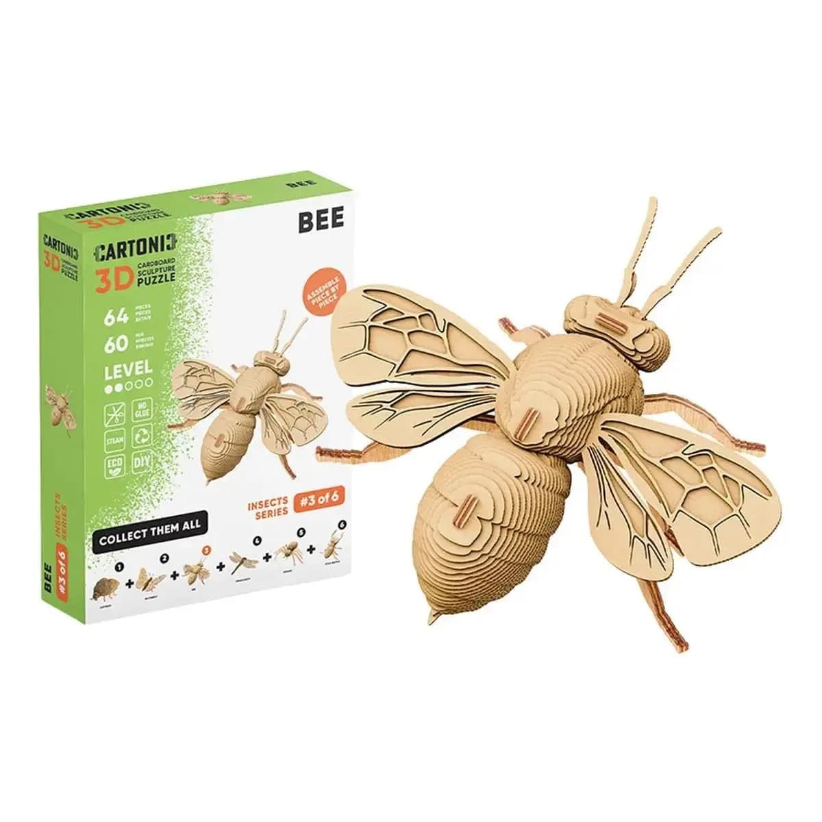 Пазли 3D "Cartonic" Collectible BEE 64дет. — фото товару | Канцелярський Сад