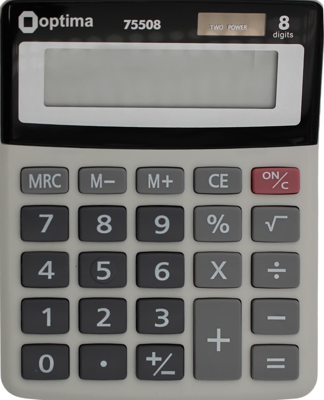 Калькулятор "Optima" №O75508 (8-розряд.) 134х107х34мм — купити | Канцелярський Сад
